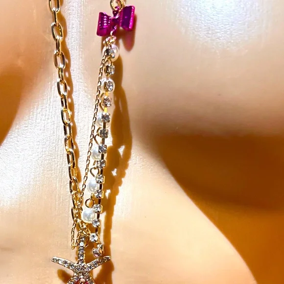 New Betsey Johnson HOLIDAY REEF FISH TREE LONG PENDANT GREEN - Picture 6 of 6